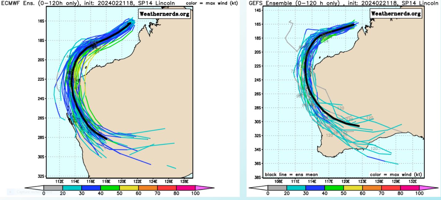 TC 16S(ELEANOR) peaking within 12H tracking East of MAURITIUS// TC 14P(LINCOLN) intensifying gradually next 36H//2203utc