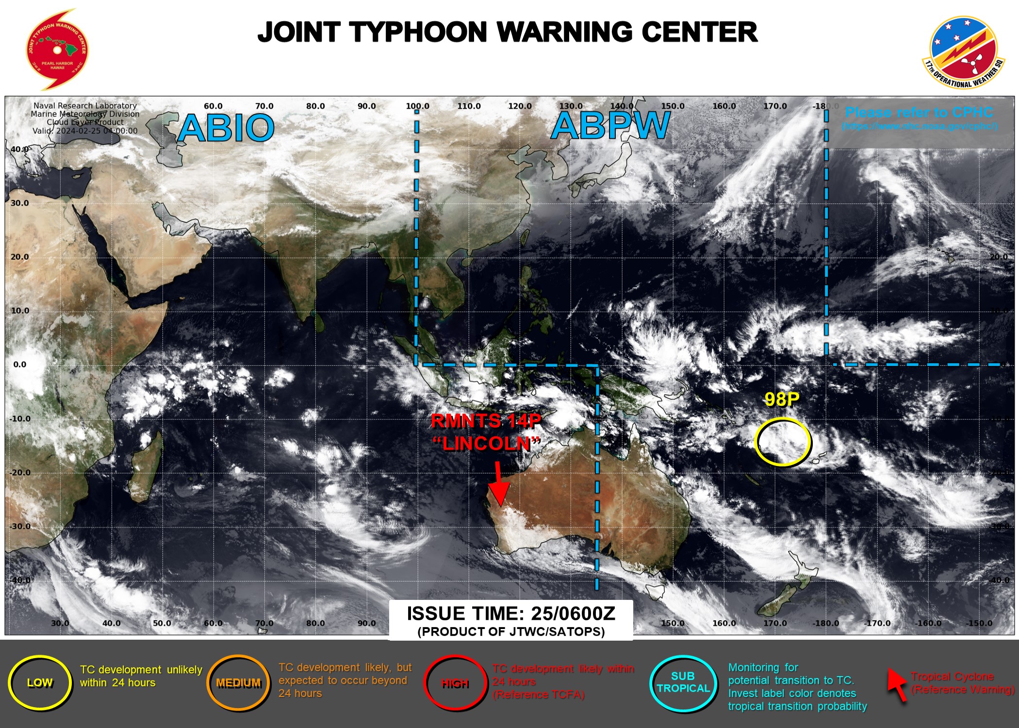 JTWC IS ISSUING 3HOURLY SATELLITE BULLETINS ON THE REMNANTS OF TC 16S(ELEANOR)