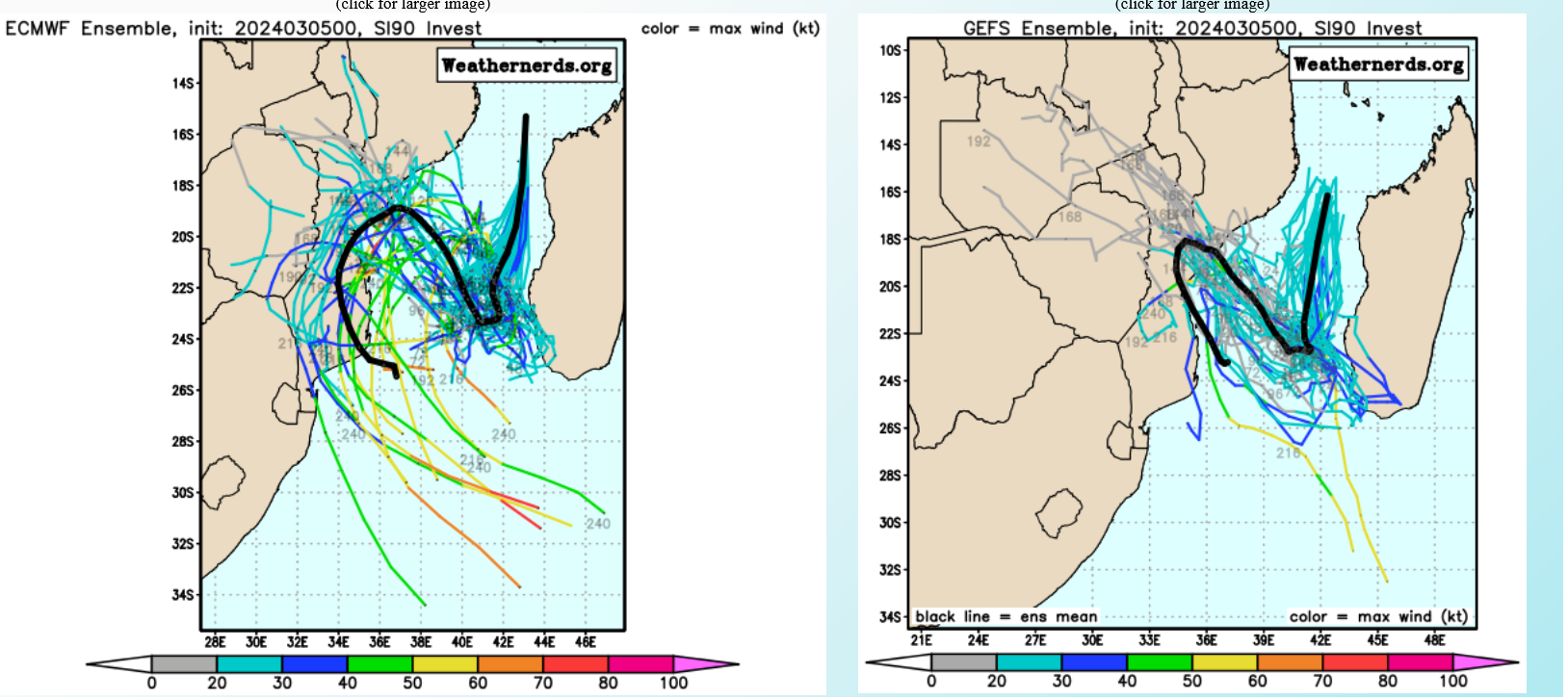 INVEST 90S// INVEST 91S// 0506utc update