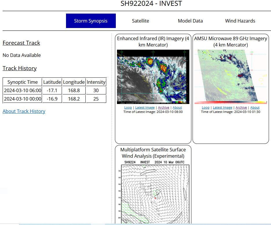 INVEST 90S & INVEST 91S updates// INVEST 92P Subtropical// 10 Day ECMWF Storm Tracks// 1006utc
