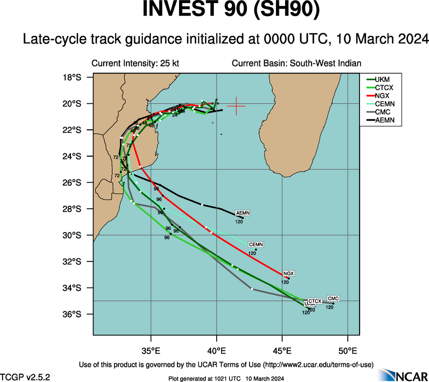 INVEST 90S & INVEST 91S : Tropical Cyclone Formation Alert issued at 10/09UTC