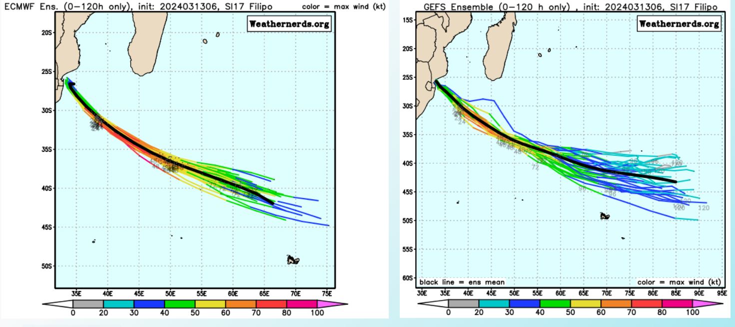 TC 17S(FILIPO) to peak again within 24h//TC 18S to intensify steadily next 5 days//INVEST 94S//INVEST 93P//3 Week Tropical Cyclone Formation Probability//1315utc 