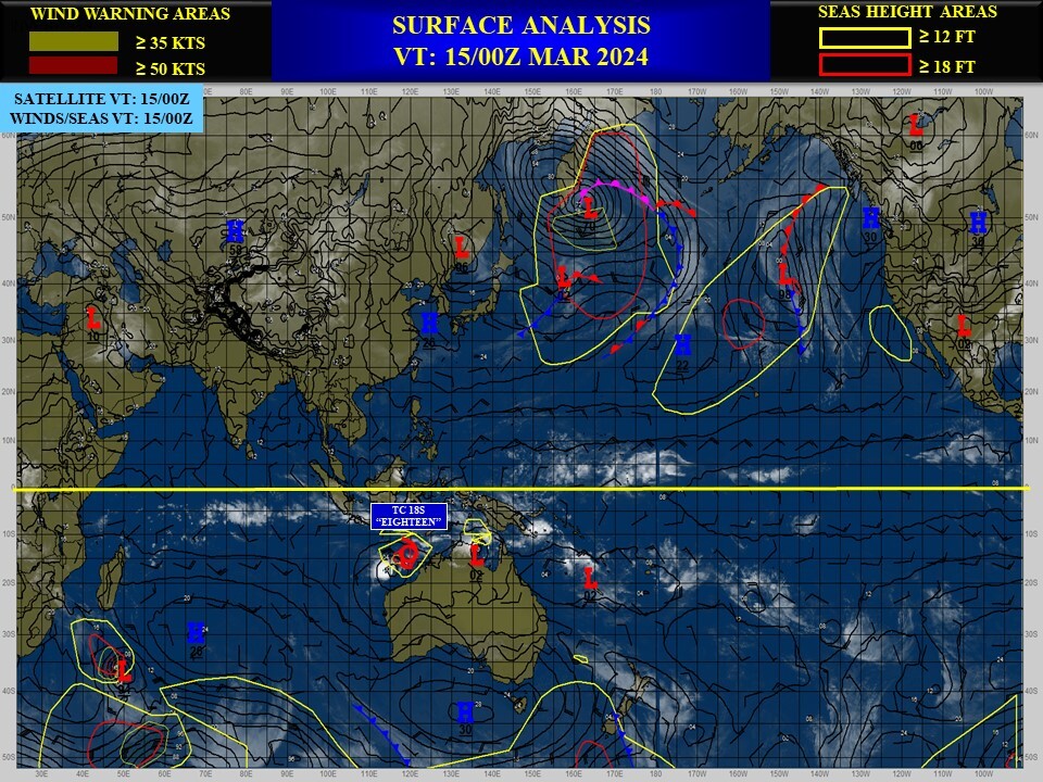 TC 18S struggling but forecast to intensify a bit after 24h// TC 19P to intensify over the GOC next 36/48h// 15/21UTC