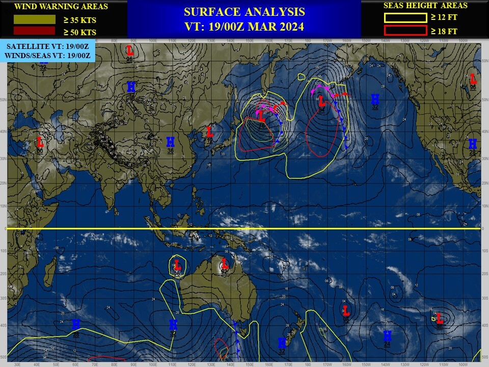 Remnants of TC 18S likely to re-develop within 48H//Over-land remnants of TC 19P(MEGAN)// 10 Day ECMWF Storm Tracks//1906utc