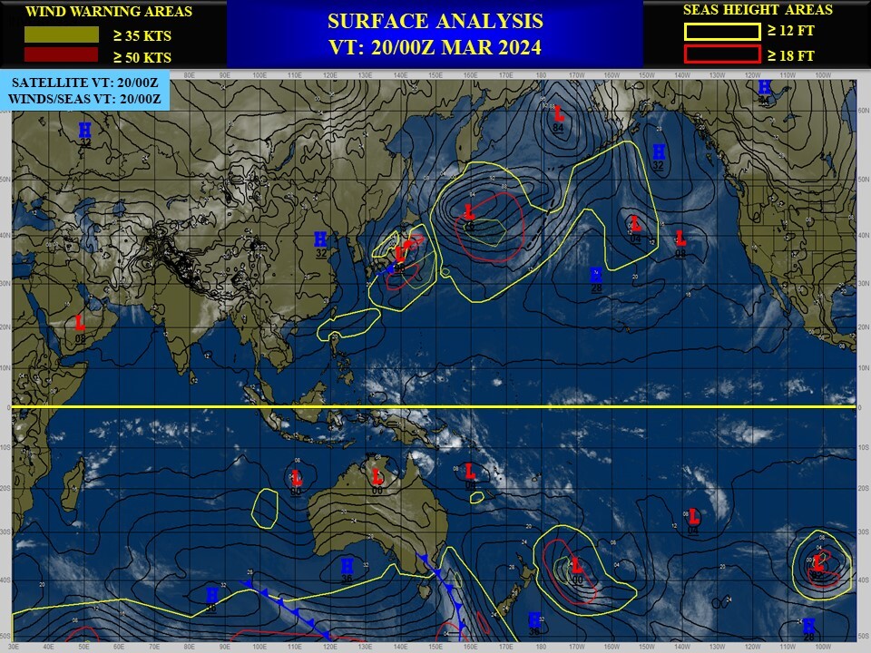 TC 18S forecast to reach CAT 1 US within 48H//TC 19P(MEGAN) remnants over-land // 3 Week TC Formation Probability//2003utc