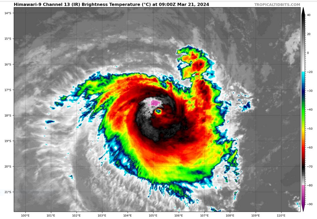 TC 18S(NEVILLE) +45 knots last 24H may reach CAT 3 US within 24H//ECMWF 10 Day Storm Tracks//2109utc