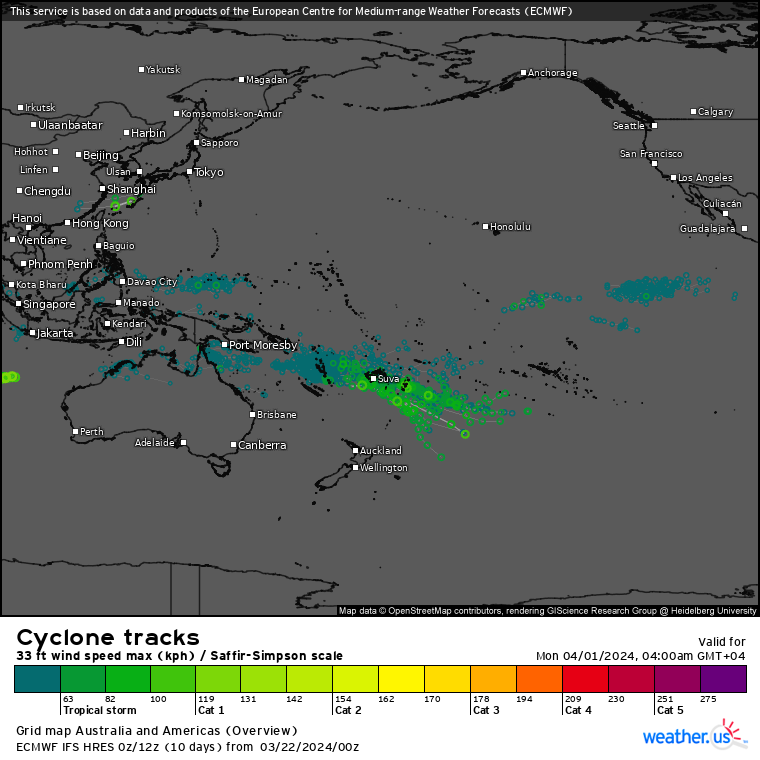 TC 18S(NEVILLE) peaked at CAT 4 US well above forecast//INVEST 95S// ECMWF 10 Day Storm Tracks// 2215utc