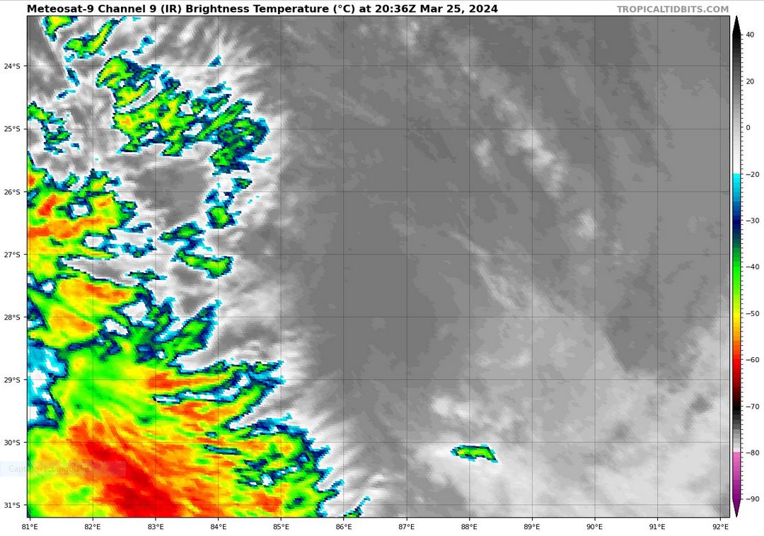 TC 20S intensifying next 72H and to curve to the SouthEast after 48H// 2603utc