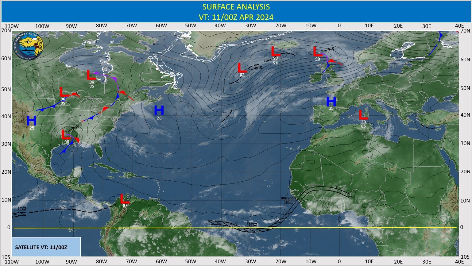 TC 22P(PAUL)// Remnants of TC 21S(OLGA)// ECMWF 10 Day Storm Tracks// 1103utc