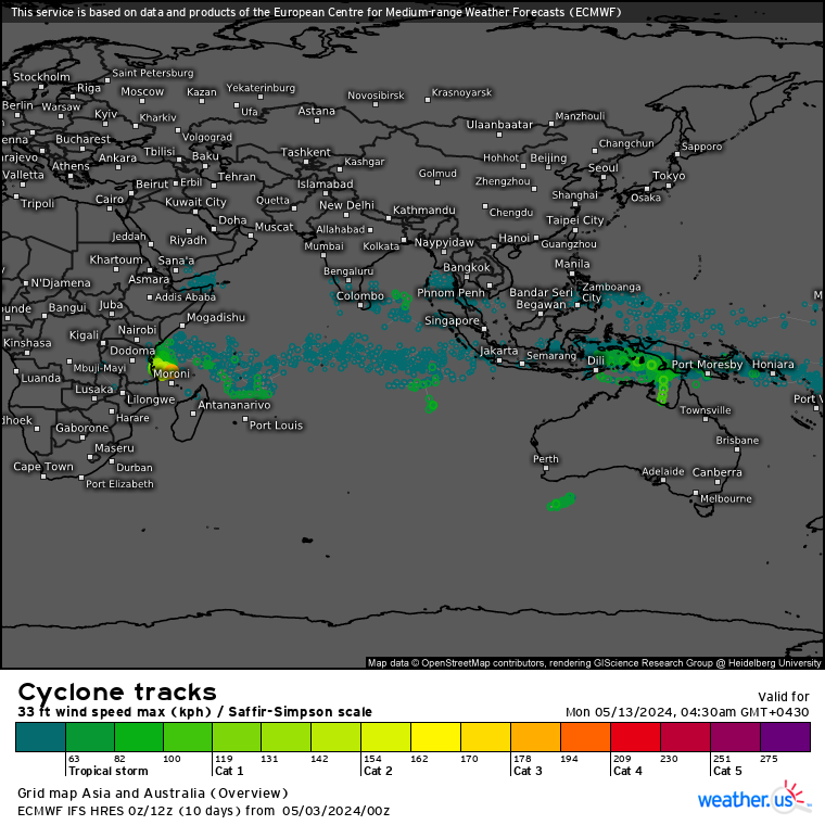 TC 23S(HIDAYA) peaked at 80 knots/CAT 1 US A NEW RECORD AS THE MOST INTENSE TC IN THIS REGION//0315utc TC 23S(HIDAYA) peaked at 80 knots/CAT 1 US A NEW RECORD AS THE MOST INTENSE TC IN THIS REGION//0315utc
