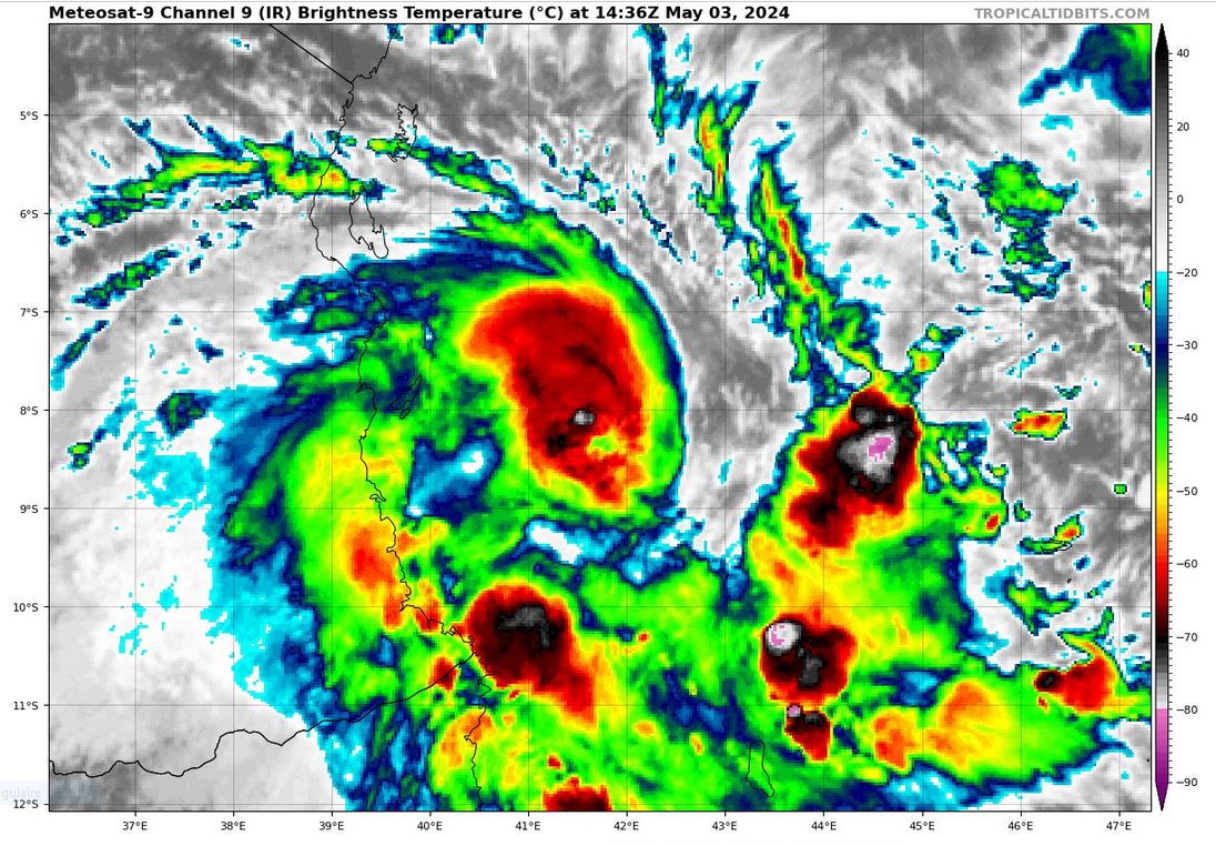 TC 23S(HIDAYA) peaked at 80 knots/CAT 1 US A NEW RECORD AS THE MOST INTENSE TC IN THIS REGION//0315utc TC 23S(HIDAYA) peaked at 80 knots/CAT 1 US A NEW RECORD AS THE MOST INTENSE TC IN THIS REGION//0315utc