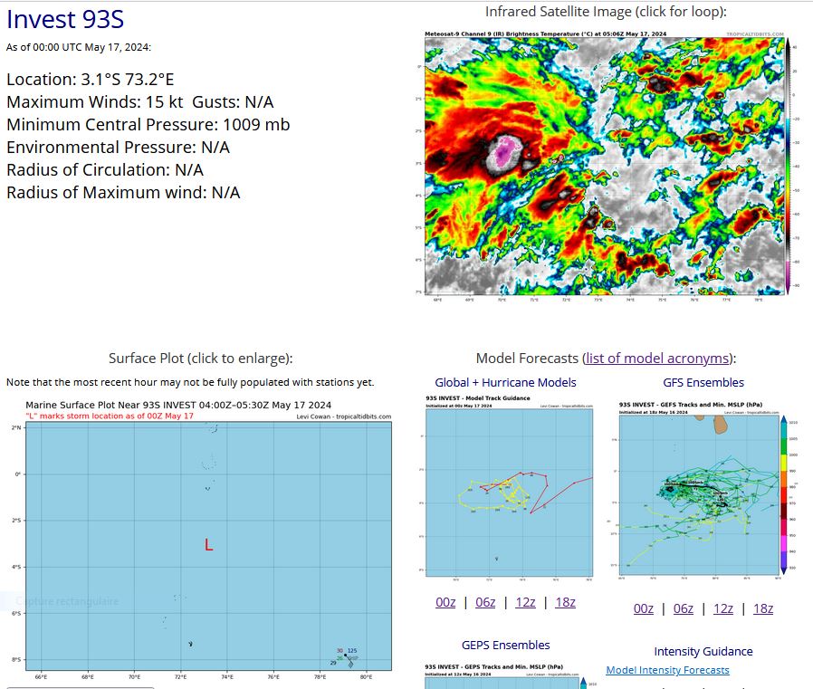 TC 24S(IALY) intensifying a bit//INVEST 93W//INVEST 93S// ECMWF 10 Day Storm Tracks//1706utc TC 24S(IALY) intensifying a bit//INVEST 93W//INVEST 93S// ECMWF 10 Day Storm Tracks//1706utc