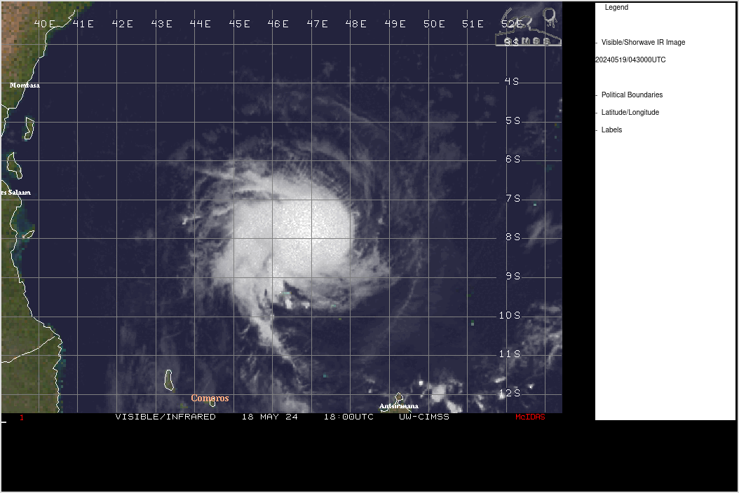 TC 24S(IALY) peaks as a strong tropical storm// INVEST 93S// INVEST 93W// ECMWF 10 Day Storm Tracks// 1906utc