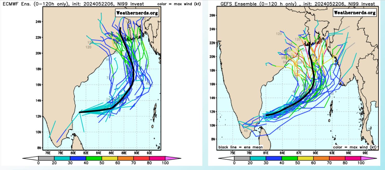 THE AREA OF CONVECTION (INVEST 99B) PREVIOUSLY LOCATED NEAR  12.5N 81.0E IS NOW LOCATED NEAR 14.0N 83.6E, APPROXIMATELY 204 NM EAST- NORTHEAST OF CHENNAI. ANIMATED ENHANCED INFRARED SATELLITE IMAGERY  DEPICTS A HIGHLY BROAD CIRCULATION AREA OFFSHORE OF CHENNAI, INDIA WITH  SPOTTY CONVECTION. A MID-LEVEL CIRCULATION IS OBSERVED DISPLACED 250 TO  300 NM EAST OF THE SURFACE CIRCULATION, INDICATING A DISORGANIZED  SYSTEM. A 211523Z ASCAT PASS SHOWS A LARGE ELLIPTICAL AREA OF TURNING  WITH AN ASYMMETRIC WIND FIELD, CONSISTING OF LIGHT EASTERLIES TO THE  NORTH AND A MONSOONAL WESTERLY WIND BURST SOUTH OF SRI LANKA WITH 25-30  KT WINDS THAT ARE NOT DIRECTLY ASSOCIATED WITH THE CIRCULATION AT THIS  TIME. CURRENT ENVIRONMENTAL ANALYSIS SHOWS FAVORABLE CONDITIONS WITH  WEAK (