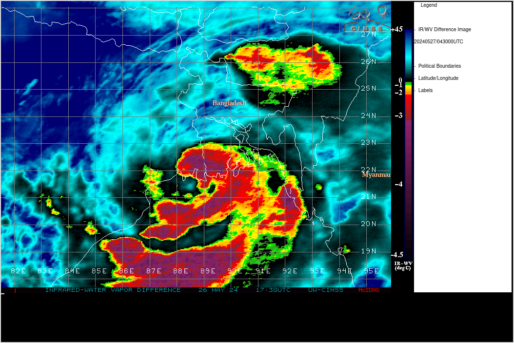Typhoon 01W(EWINIAR) +45knots last 24h to peak at CAT 3 US within 24h//TC 01B(REMAL) landfall//10 Day ECWMF Storm Tracks//2706utc