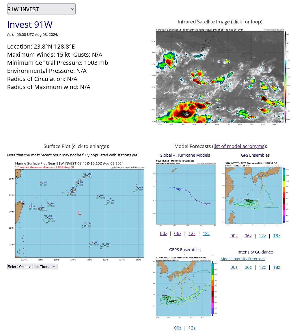 06W(MARIA) intensifying set to reach Typhoon Intensity within 24hours// 3 Week TC Formation Probability//0809utc  06W(MARIA) intensifying set to reach Typhoon Intensity within 24hours// 3 Week TC Formation Probability//0809utc
