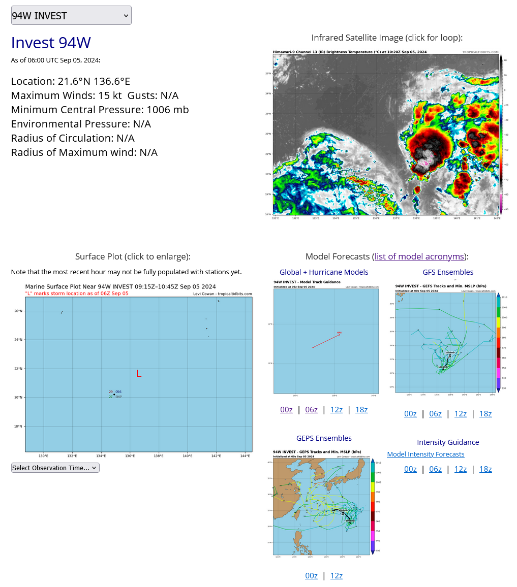 12W(YAGI) reached Super Typhoon Intensity now approaching HAINAN island// TD 13W// INVEST 94W// 0509utc 12W(YAGI) reached Super Typhoon Intensity now approaching HAINAN island// TD 13W// INVEST 94W// 0509utc