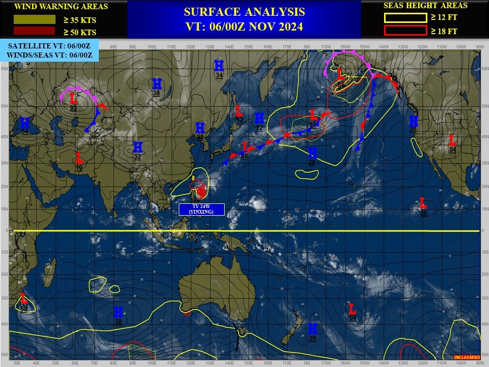 Typhoon 24W(YINXING) peaking within 24h just North of LUZON//HU 18L(RAFAEL)//3 Week TC Formation Probability//0603utc  Typhoon 24W(YINXING) peaking within 24h just North of LUZON//HU 18L(RAFAEL)//3 Week TC Formation Probability//0603utc