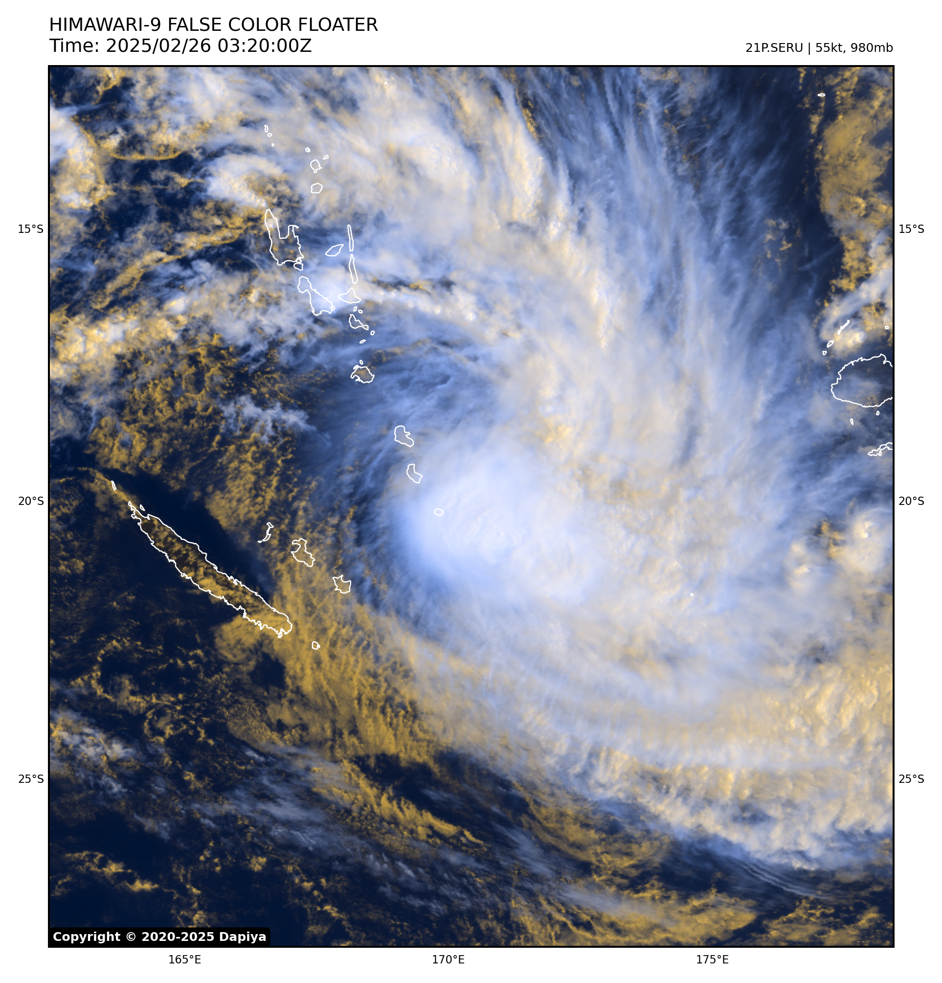 TC 22S(GARANCE) Rapid Intensification likely within 36h bearing down on REUNION island// TC 18P(ALFRED) at CAT 1 US//2603utc TC 22S(GARANCE) Rapid Intensification likely within 36h bearing down on REUNION island// TC 18P(ALFRED) at CAT 1 US//2603utc