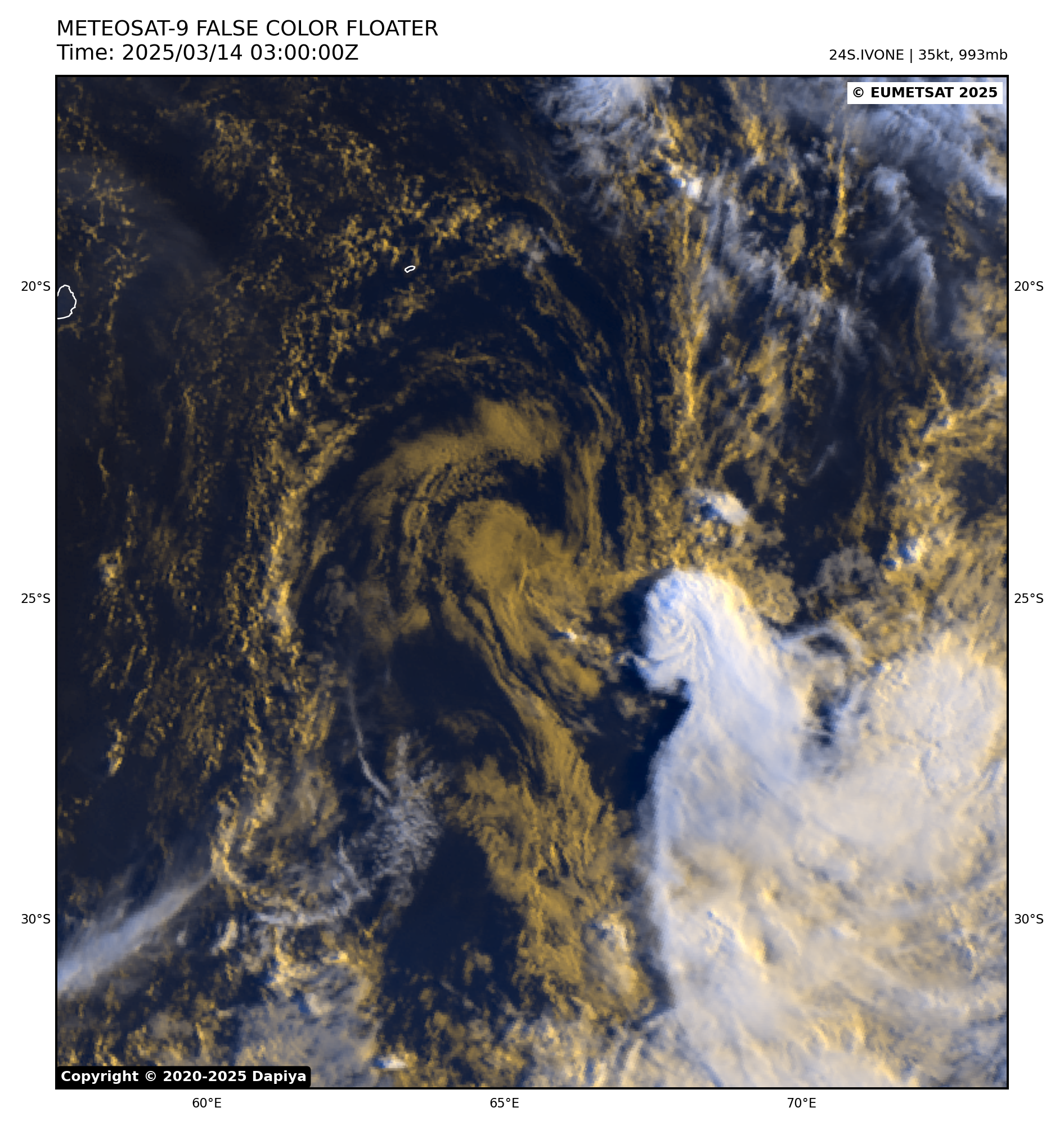 TC 25S(JUDE) intensifying forecast landfall near Toliara/MADAGASCAR within 24h// TC 24S(IVONE) unravelling// 3 Week Tropical Cyclone Formation Probability//1400utc  TC 25S(JUDE) intensifying forecast landfall near Toliara/MADAGASCAR within 24h// TC 24S(IVONE) unravelling// 3 Week Tropical Cyclone Formation Probability//1400utc