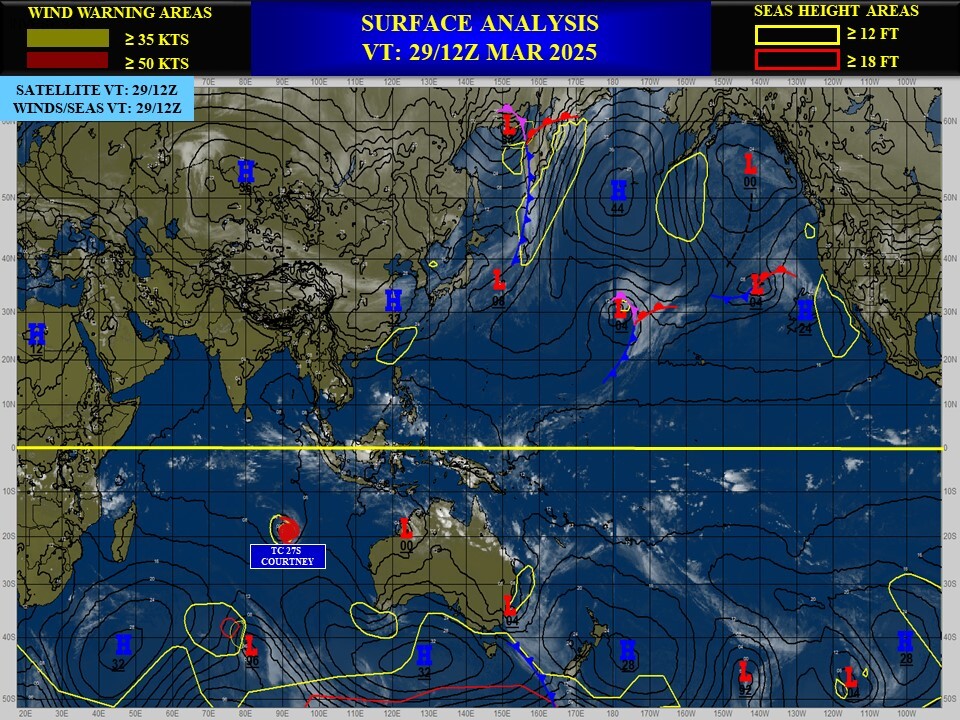 TC 27S(COURTNEY) recahed Super Typhoon Intensity//Over-land TC 28S(DIANNE)//INVEST 97W//3003uitc