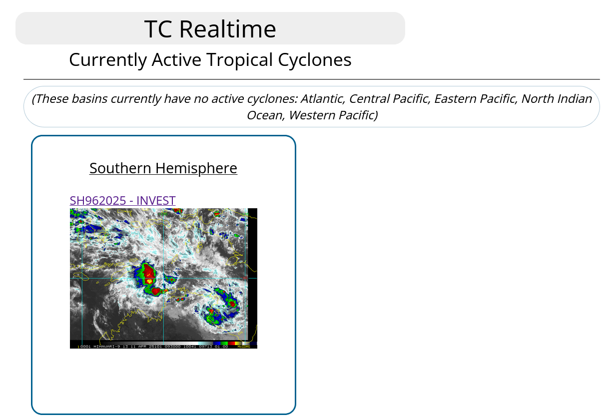 INVEST 96P under close watch// 3 Week Tropical Cyclone Formation Probability//1109utc 