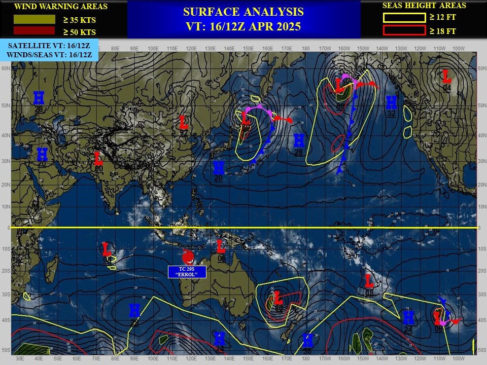 TC 29S(ERROL) peaked at CATEGORY 5 US/SUPER TYPHOON after Extreme Rapid Intensification//3 Week Tropical Cyclone Formation Probability//1618utc 