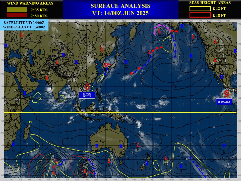 01W(WUTIP) 1st Typhoon of the 2025 Western North Pacific season