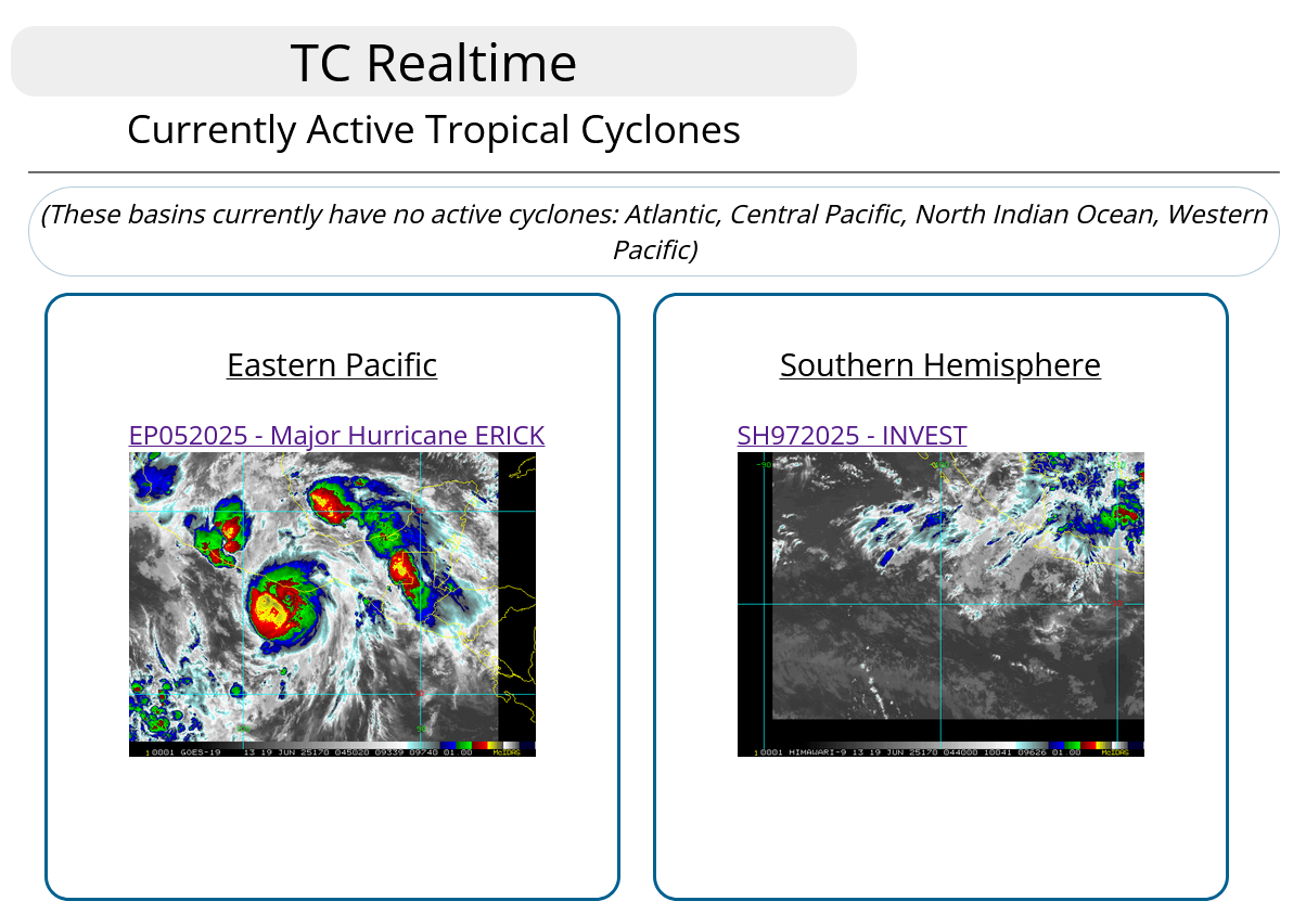 Major HURRICANE 05E(ERICK) near CAT 4 US making landfall 