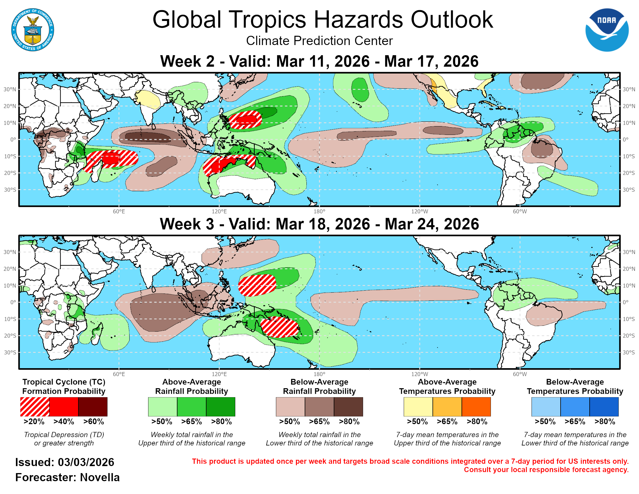 3 Week Tropical Cyclone Formation Probability//03/03/26