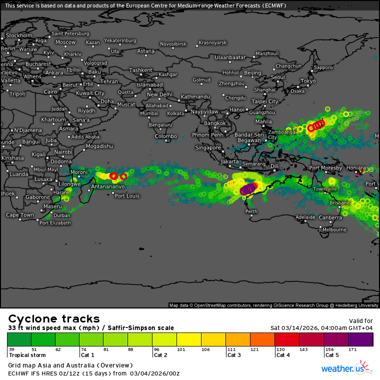 3 Week Tropical Cyclone Formation Probability//03/03/26