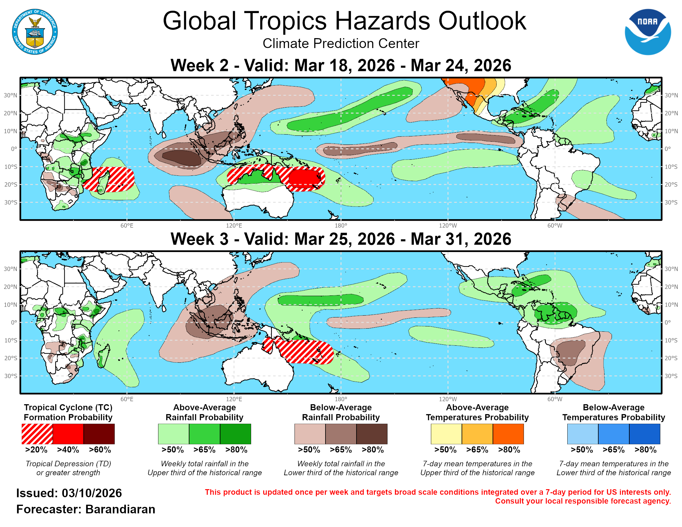 3 Week Tropical Cyclone Formation Probability//03/10/26