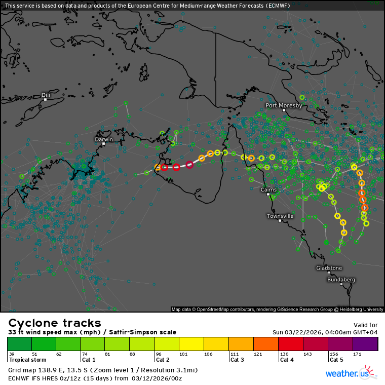 3 Week Tropical Cyclone Formation Probability//03/10/26