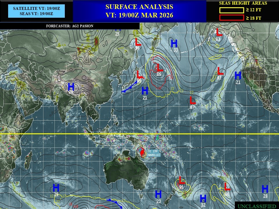TC 27P NARELLE near Super Typhoon Intensity