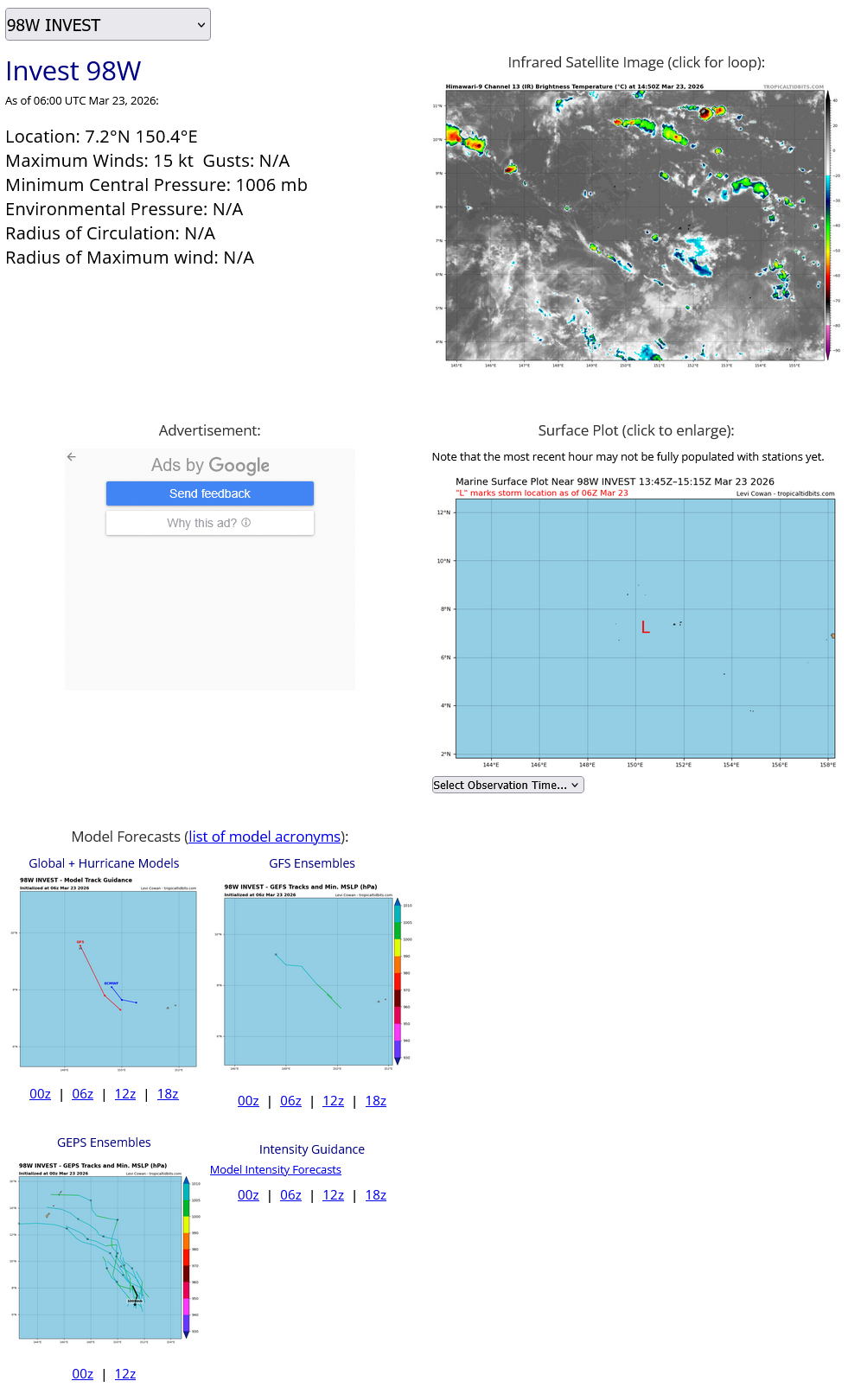 TC 27P NARELLE will (re)intensify markedly over the very warm Indian Ocean/TC 28P/98W