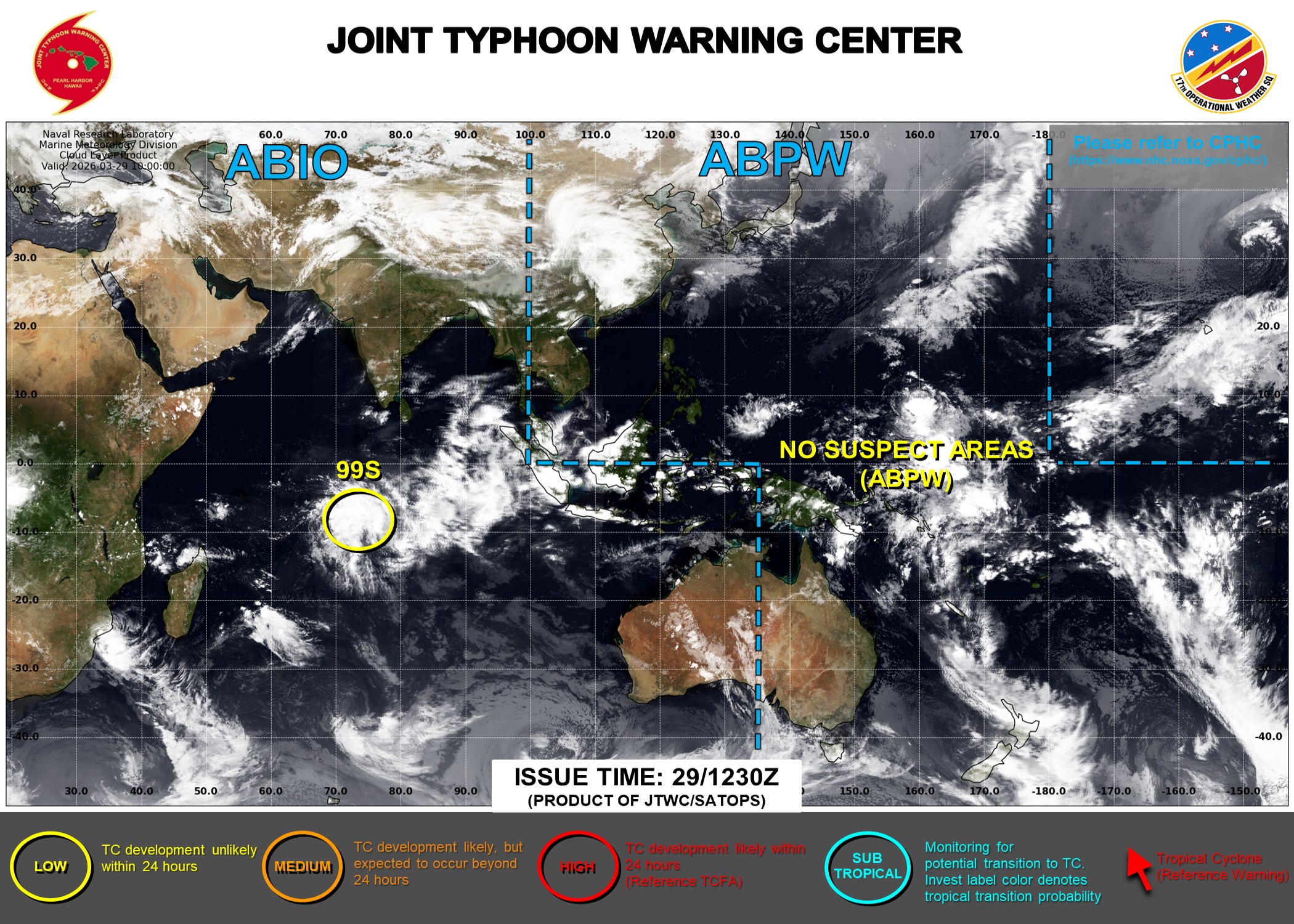 TROPICAL CYCLONE UPDATES PACIFIC/INDIAN OCEANS 20260329 1230 UTC