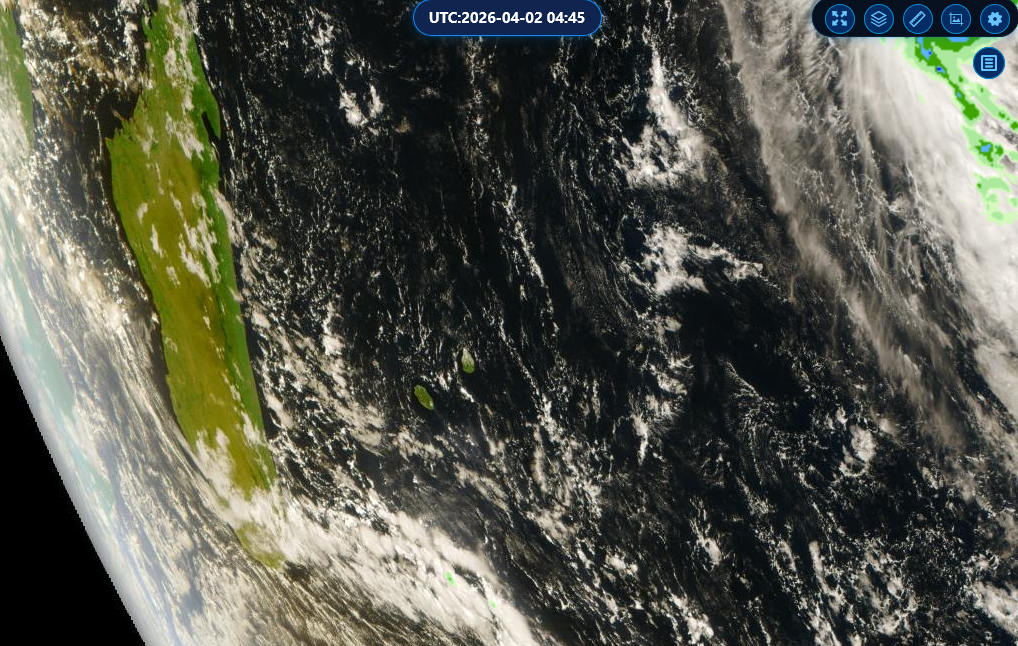 Photos satellite de ce matin et la Dépression Tropicale 99S//02/04/26