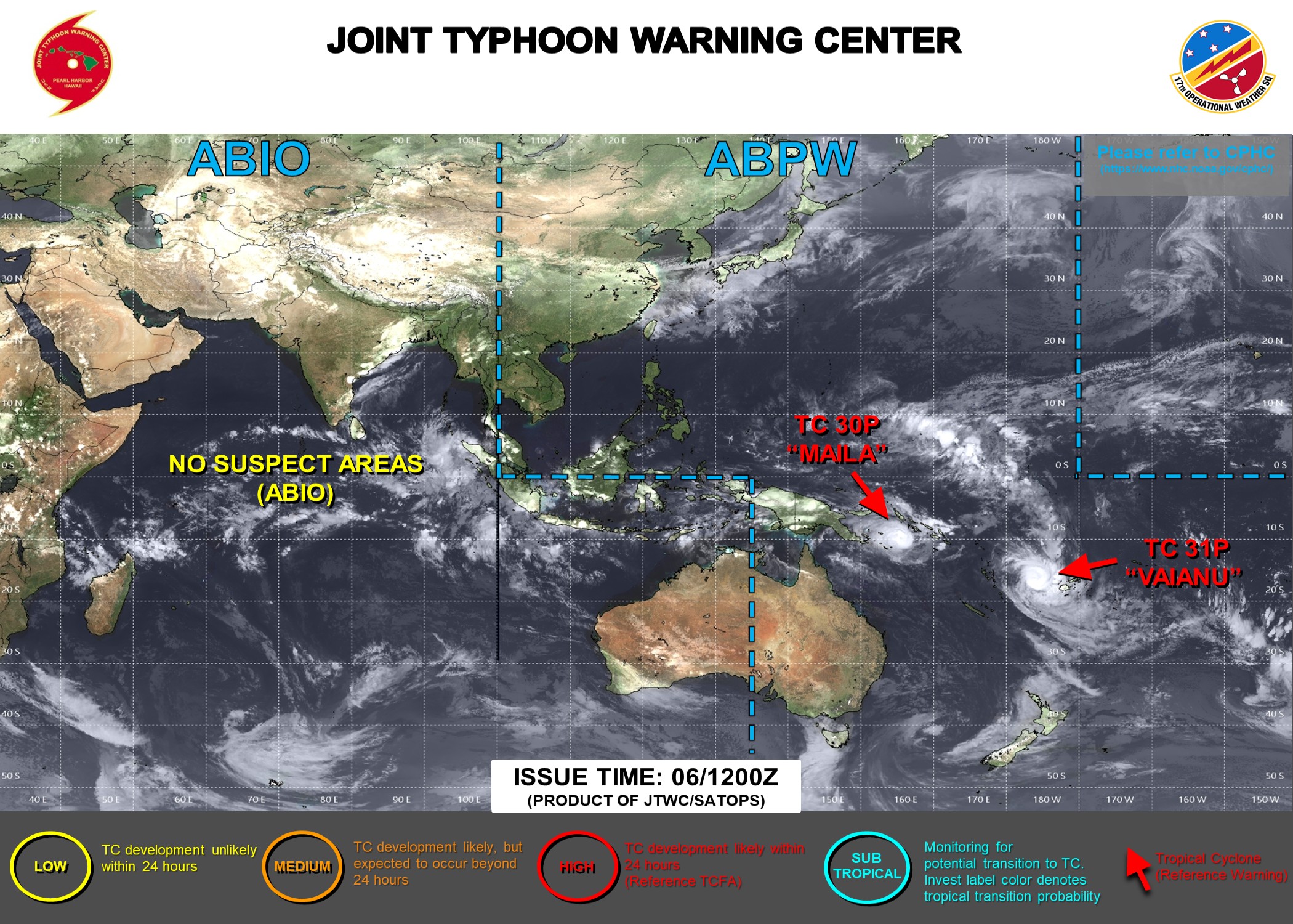 SOUTH PACIFIC: TC 30P(MAILA) and TC 31P(VAIANU) both forecast to reach CAT 3 US within 12 hours//061500Z