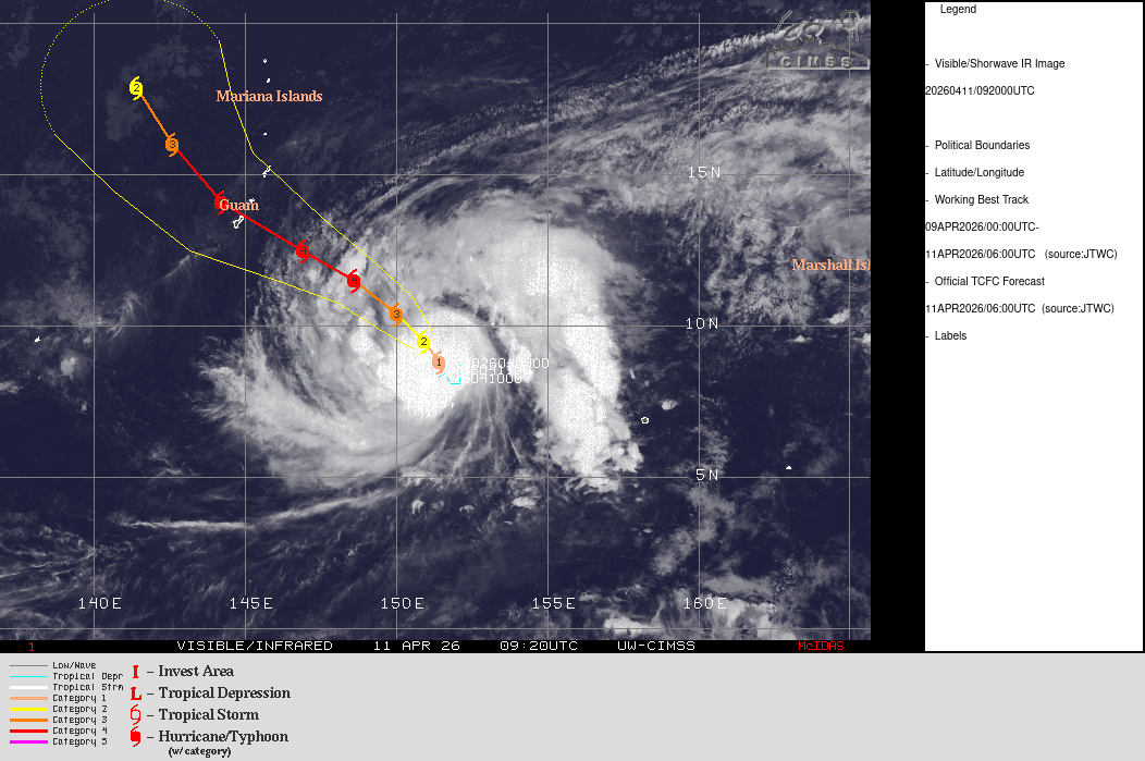 WESTERN PACIFIC: by 48h TY 04W(SINLAKU) is forecast be near Super Typhoon intensity and track dangersouly close to GUAM /SOUTH PACIFIC: TD 30P(MAILA) spectacular weakening last 24h/31P(VAIANU) subptropical storm close to NZ//110900 UTC