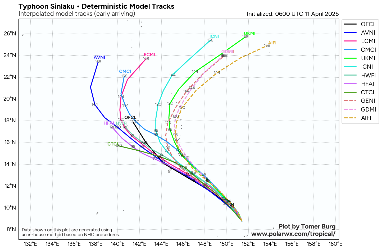 WESTERN PACIFIC: by 48h TY 04W(SINLAKU) is forecast be near Super Typhoon intensity and track dangersouly close to GUAM /SOUTH PACIFIC: TD 30P(MAILA) spectacular weakening last 24h/31P(VAIANU) subptropical storm close to NZ//110900 UTC