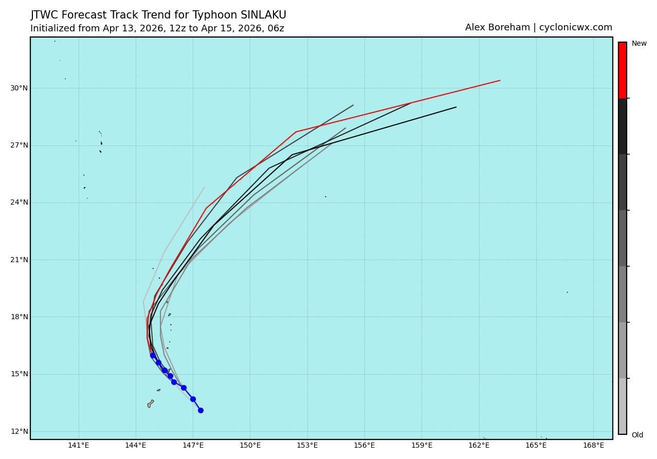 WESTERN PACIFIC: Typhoon 04W(SINLAKU) large and still powerful CAT 3 US,  slow mover lead to a prolonged period period of destructive winds over the MARIANAS/ SOUTH INDIAN: Invest 92S//150900 UTC  