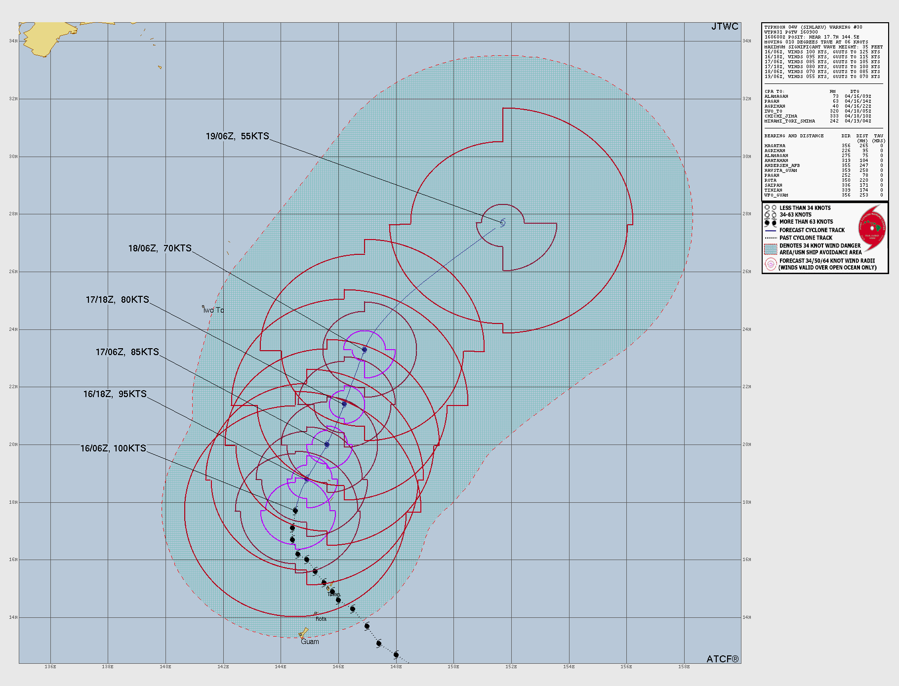 WESTERN PACIFIC: 04W(SINLAKU) CAT 3 US forecast to remain a Typhoon for the next 48h before becoming a strong extratropical storm/SOUTH INDIAN: Invest 92S//161000 UTC  