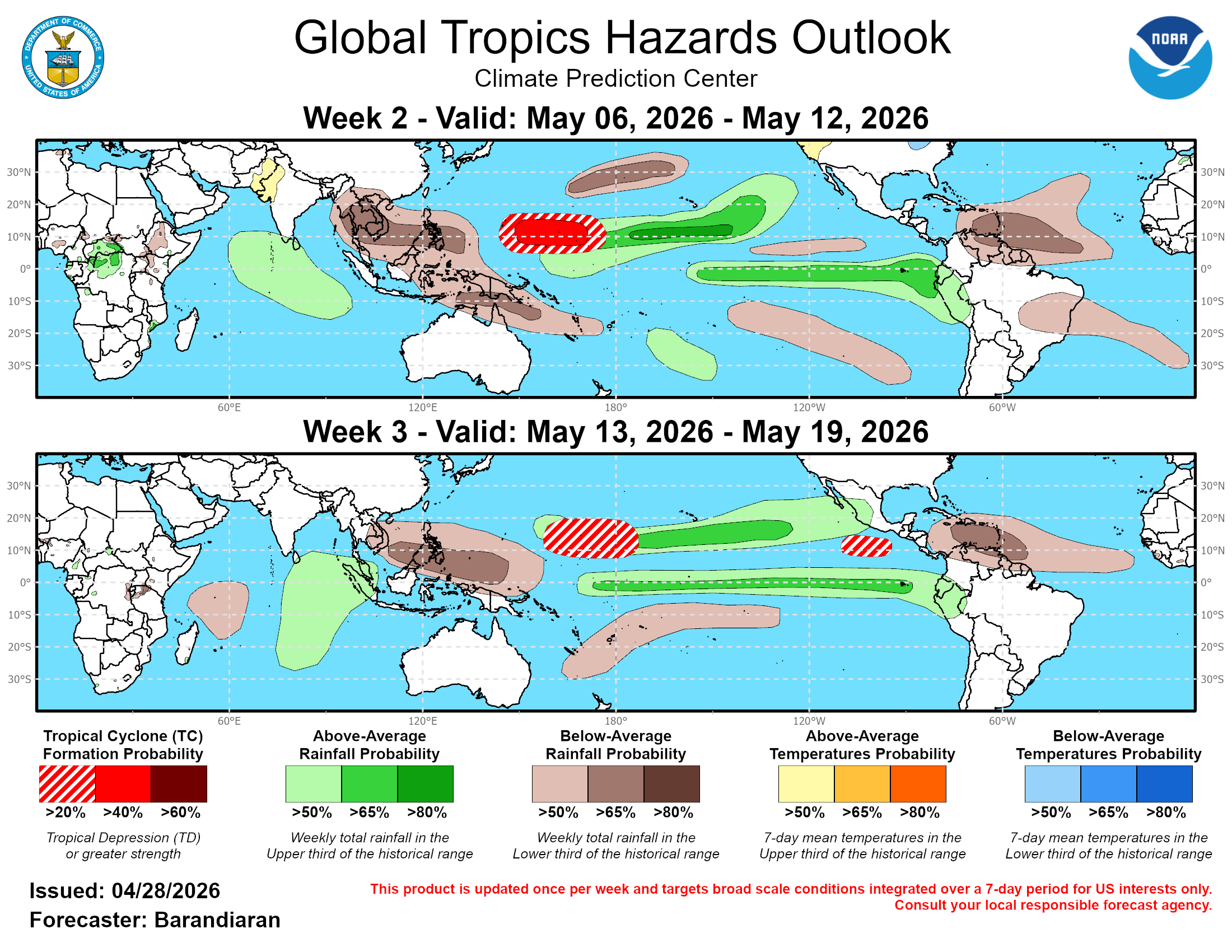 3 Week Tropical Cyclone Formation Probability//04/29/26