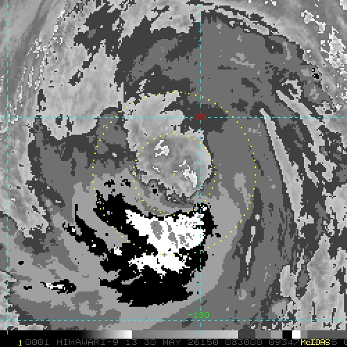 TPPN10 PGTW 300848   A. TYPHOON 06W (JANGMI)  B. 30/0830Z  C. 18.64N  D. 129.39E  E. FIVE/GK2A  F. T4.0/4.0/D1.5/24HRS  STT: S0.0/03HRS  G. IR/EIR/VIS/MSI  H. REMARKS: 40A/PBO SBC/ANMTN. CNVCTN WRAPS .90 ON LOG10 SPIRAL  YIELDING A DT OF 3.5. MET YIELDS 3.5. PT YIELDS 4.0. DBO PT.  I. ADDITIONAL POSITIONS: NONE      RUCKER