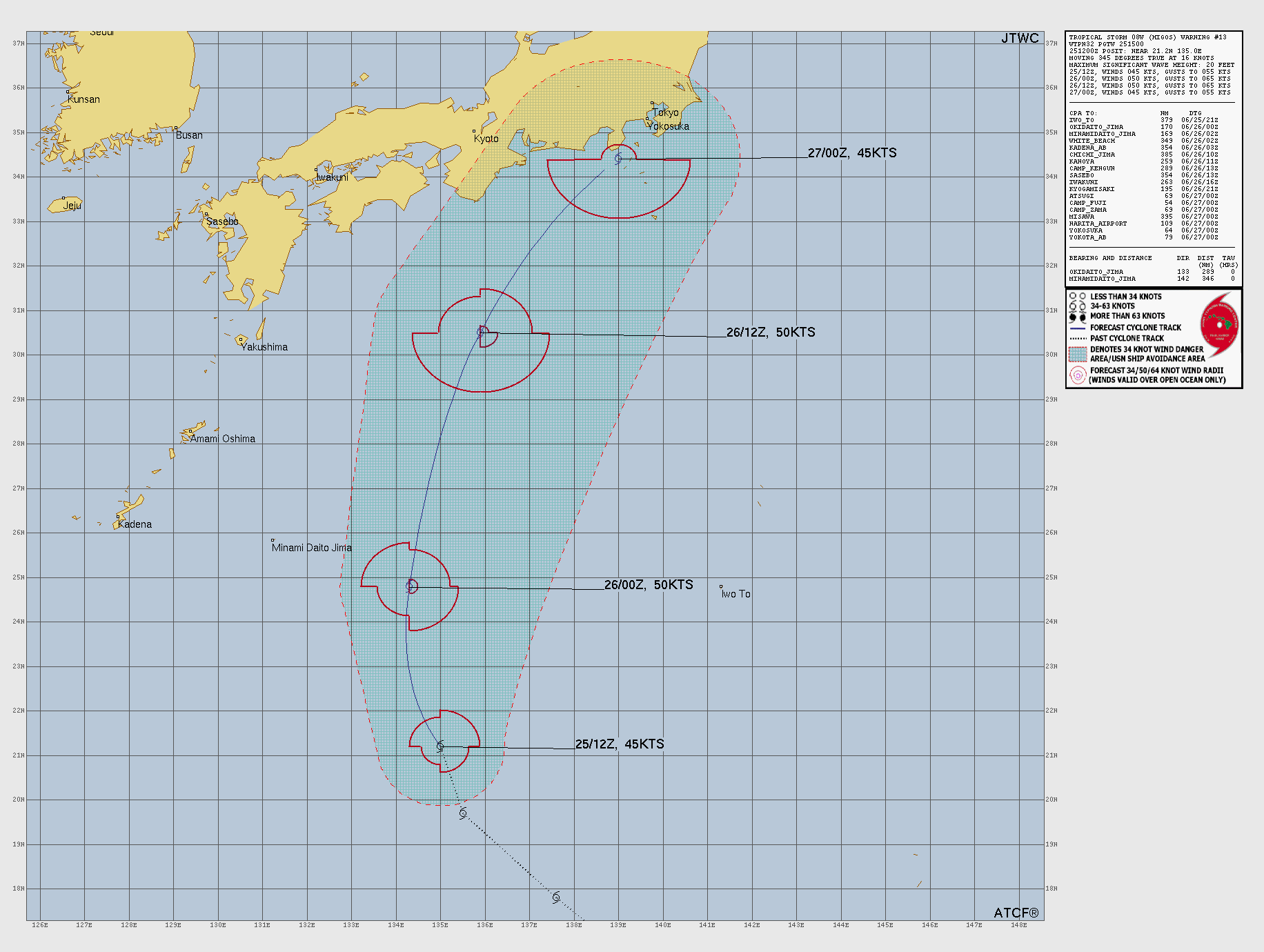 WESTERN PACIFIC:TS 07W(MEKKHALA) CPA to OKINAWA imminent with ETT completed by 48h/ TS 08W(HIGOS) beginning ETT within 24h/Invest 95W//25@1800 UTC 