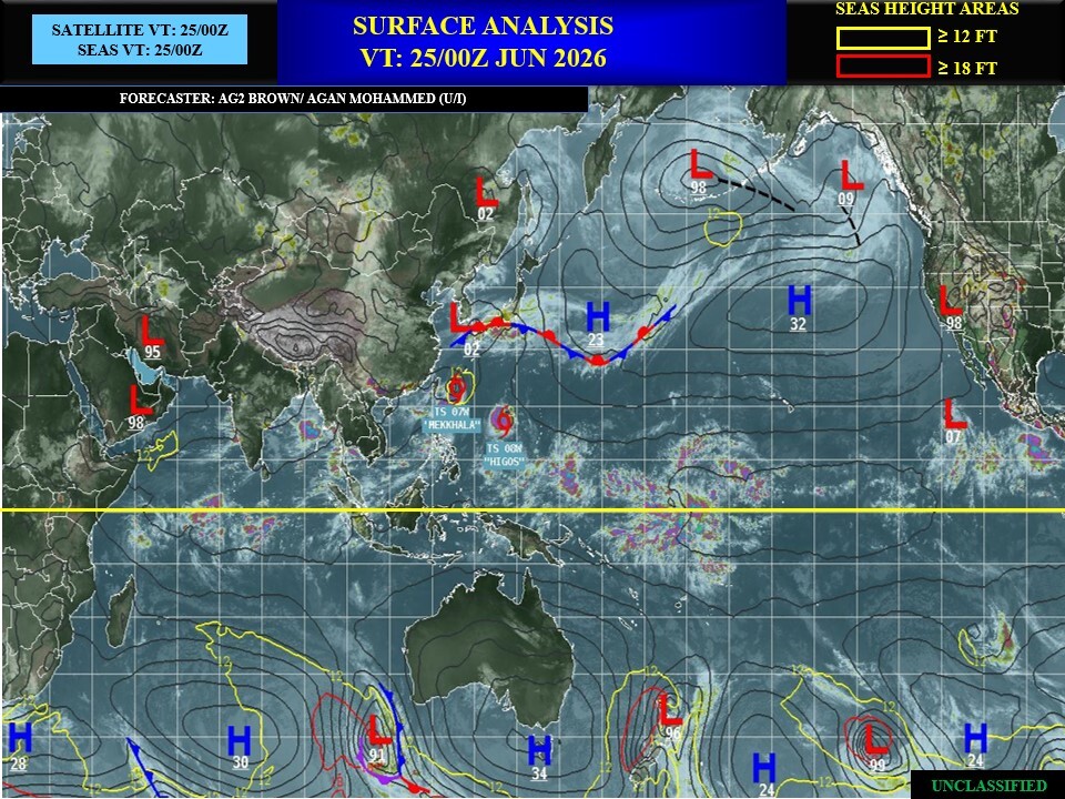 WESTERN PACIFIC:TS 07W(MEKKHALA) CPA to OKINAWA imminent with ETT completed by 48h/ TS 08W(HIGOS) beginning ETT within 24h/Invest 95W//25@1800 UTC 