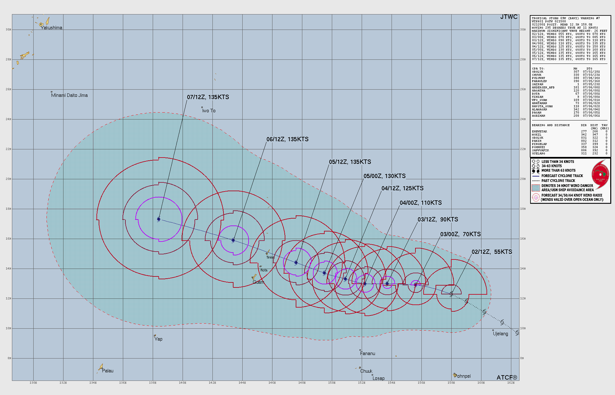 WESTERN PACIFIC: TS 09W(BAVI) RI expected next 48h to Super Typhoon Intensity/TD 10W//SOUTH PACIFIC:Invest 97P//EASTERN PACIFIC:TS 04E(DOUGLAS)//02@1800 UTC 