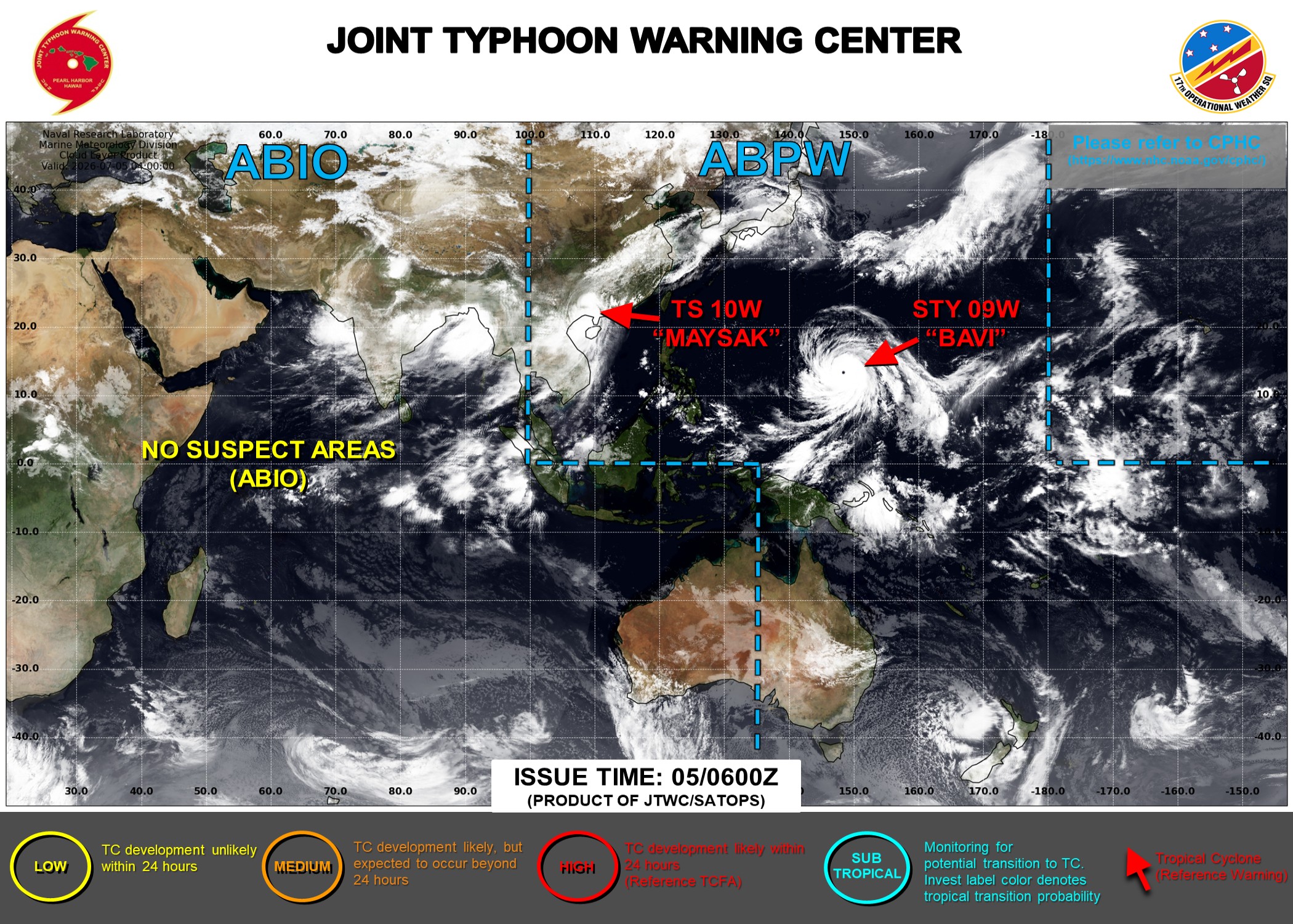 JTWC IS ISSUING 6 HOURLY WARNINGS AND 3 HOURLY SATELLITE BULLETINS ON 09W