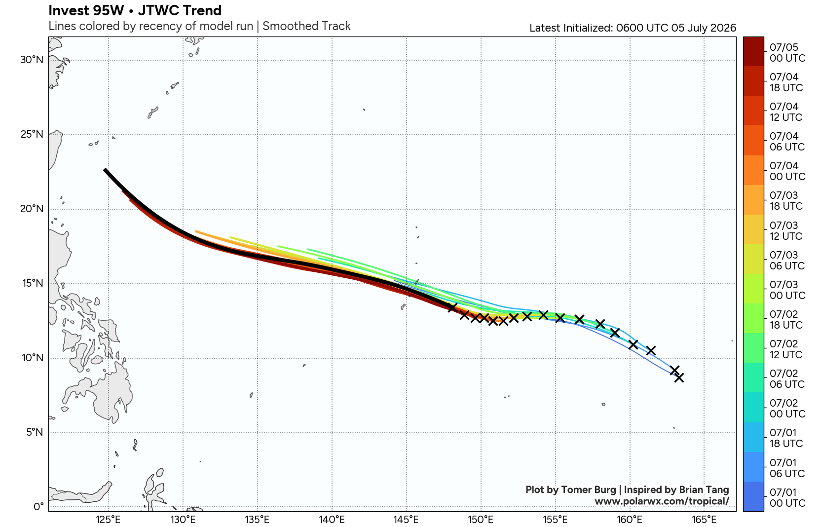 WESTERN PACIFIC: STY 09W(BAVI) CAT 5 US, perfectly circular eye,has intensified to levels above model solutions barring HAFS-A, posing a potential catastrophic threat to the NORTHERN MARIANAS//05@0930 UTC  