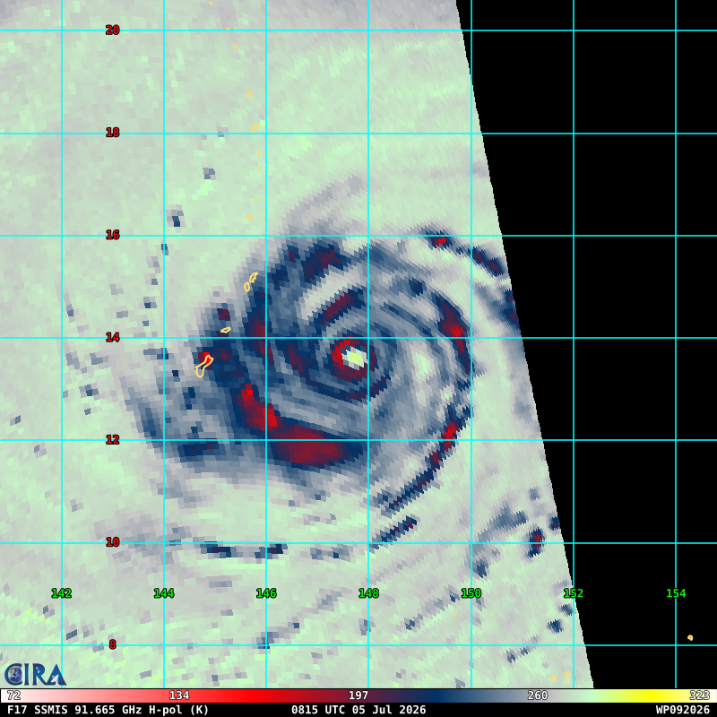 WESTERN PACIFIC: STY 09W(BAVI) CAT 5 US, perfectly circular eye,has intensified to levels above model solutions barring HAFS-A, posing a potential catastrophic threat to the NORTHERN MARIANAS//05@0930 UTC  
